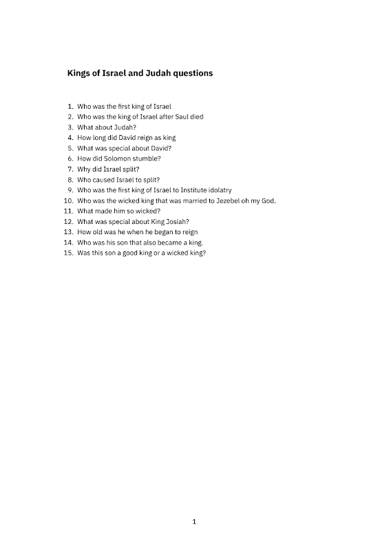 Kings of Israel and Judah questions.pdf