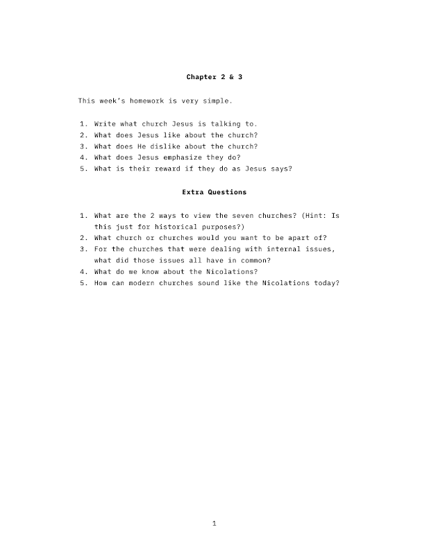 Revelation Workbook