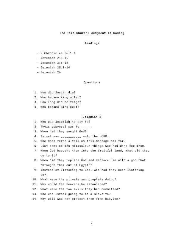End Time Church Judgment is Coming.pdf