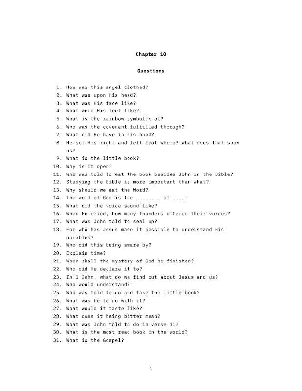 Revelation Workbook